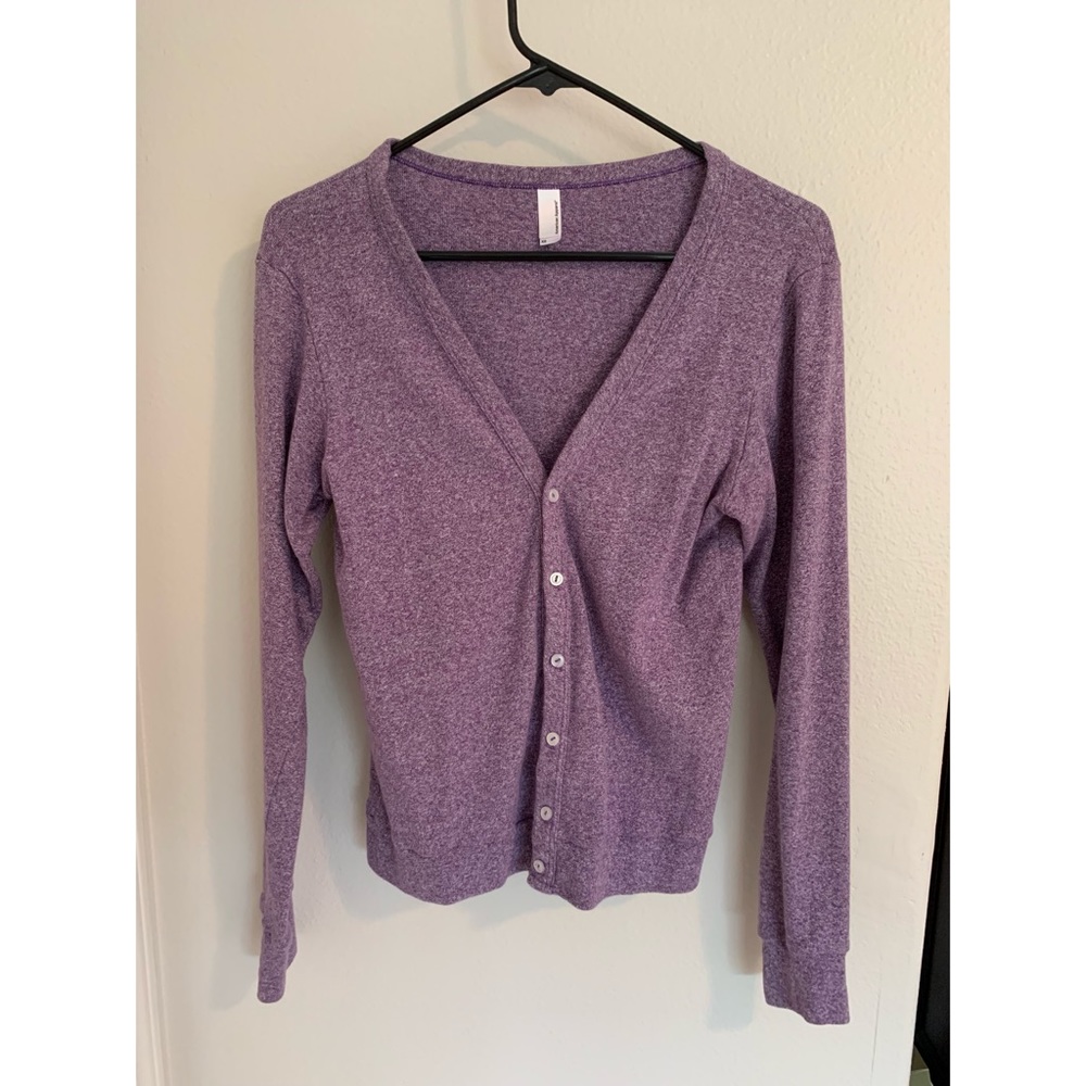 Purple heather sweater